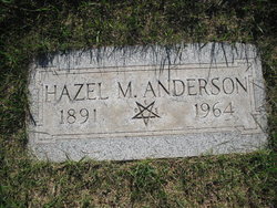 Hazel May <I>Canady</I> Anderson 