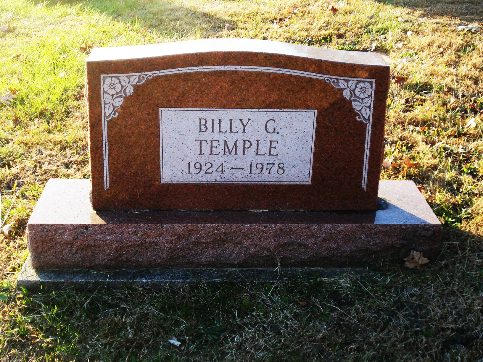 Dr Billy Gene Temple (1924-1978)