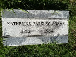Katherine “Kate” <I>Barkley</I> Adams 