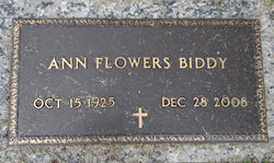 Ann <I>Flowers</I> Biddy 