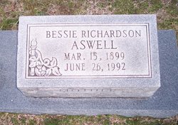 Bessie Irene <I>Richardson</I> Aswell 