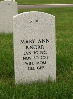 Mary Ann <I>Trione</I> Knorr 