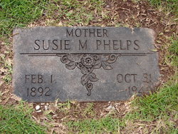 Susie Marula <I>Whitley</I> Phelps 