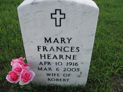 Mary Frances <I>Cafer</I> Hearne 