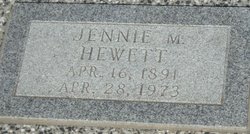 Jennie Maria <I>Archer</I> Hewett 