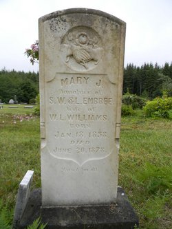 Mary J. <I>Embree</I> Williams 