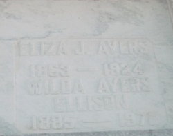 Eliza J <I>Whetstone</I> Ayers 