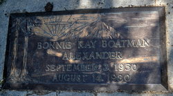Bonnie Kay <I>Boatman</I> Alexander 