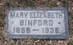 Mary Elizabeth <I>Newby</I> Binford 