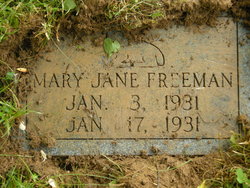 Mary Jane Freeman 