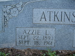 Azzie L. <I>Brooks</I> Atkinson 