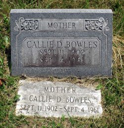 Callie <I>Dent</I> Bowles 