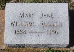 Mary Jane <I>Williams</I> Russell 