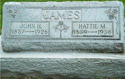 Harriet M “Hattie” <I>McCawley</I> James 