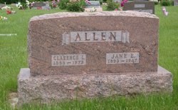 Jane Ellen <I>Jones</I> Allen 