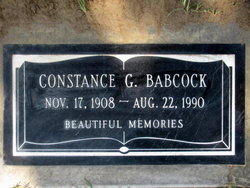 Constance G <I>Davy</I> Babcock 