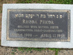 Rhoda <I>Cohen</I> Pekor 