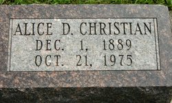 Alice D Christian 