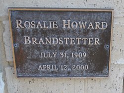 Rosalie <I>Howard</I> Brandstetter 