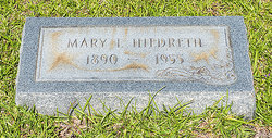 Mary L <I>Pridmore</I> Hildreth 
