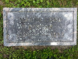 Maude <I>Long</I> Kinyon 