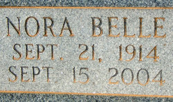 Nora Belle <I>Phillips</I> Miller 