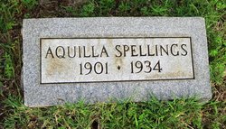 Aquilla Mary <I>Williams</I> Spellings 