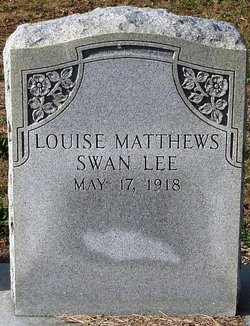 Louise Swan <I>Matthews</I> Lee 