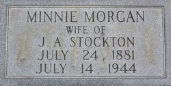 Minnie Lee <I>Morgan</I> Stockton 