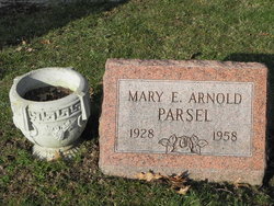 Mary E <I>Arnold</I> Parsel 