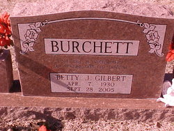 Betty Jean <I>Gilbert</I> Burchett 