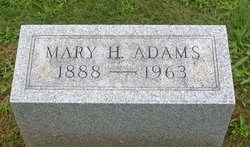 Mary Weidman <I>Hall</I> Adams 