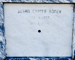 Susan <I>Carter</I> Boney 
