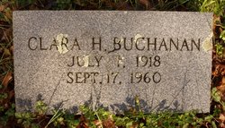 Clara <I>Hughes</I> Buchanan 