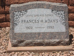Frances H Adams 