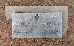 Florence R <I>Keller</I> Anderson 