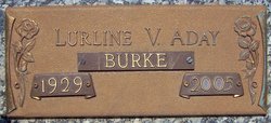 Lurline <I>Brady</I> Aday Burke 