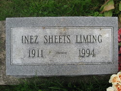 Inez Lucille <I>Sheets</I> Liming 