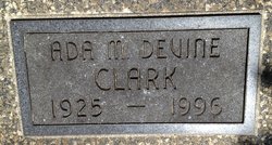 Ada M. <I>Devine</I> Clark 