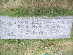 Edna Marie <I>Baughman</I> Amick 
