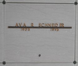 Ava R Schneider 