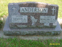 Margaret Agnes <I>Toman</I> Anderson 