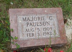 Marjorie G <I>Collins</I> Paulson 