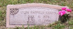 Lydia <I>Hatfield</I> Chafin 