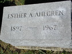 Esther A. <I>Anderson</I> Ahlgren 