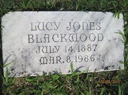 Lucy <I>Jones</I> Blackwood 