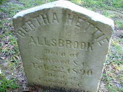 Bertha Hettie Allsbrook 