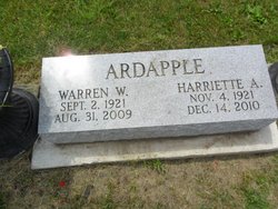 Harriette Ann <I>Williams</I> Ardapple 
