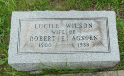 Lucile <I>Wilson</I> Agsten 