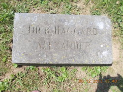 Richard Haggard “Dick” Alexander 